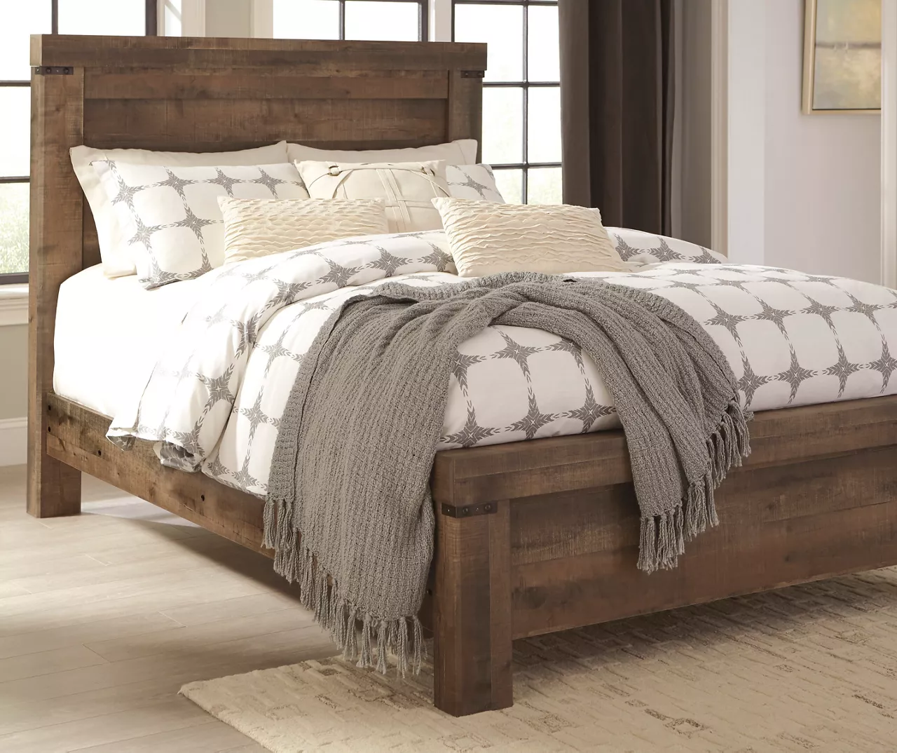 Signature Design by Ashley Trinell Panel Queen Bed Signature Design By Ashley Trinell Panel Queen Bed -Home Furniture Store 810337769 810337770 810350769 1