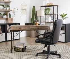 Real Living Rustic 2-Drawer Writing Desk -Home Furniture Store 810343918 3