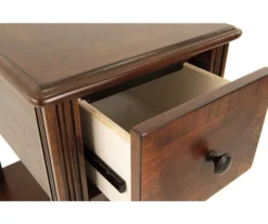 Breegin Brown End Table With Removable Tray -Home Furniture Store 810363185 10
