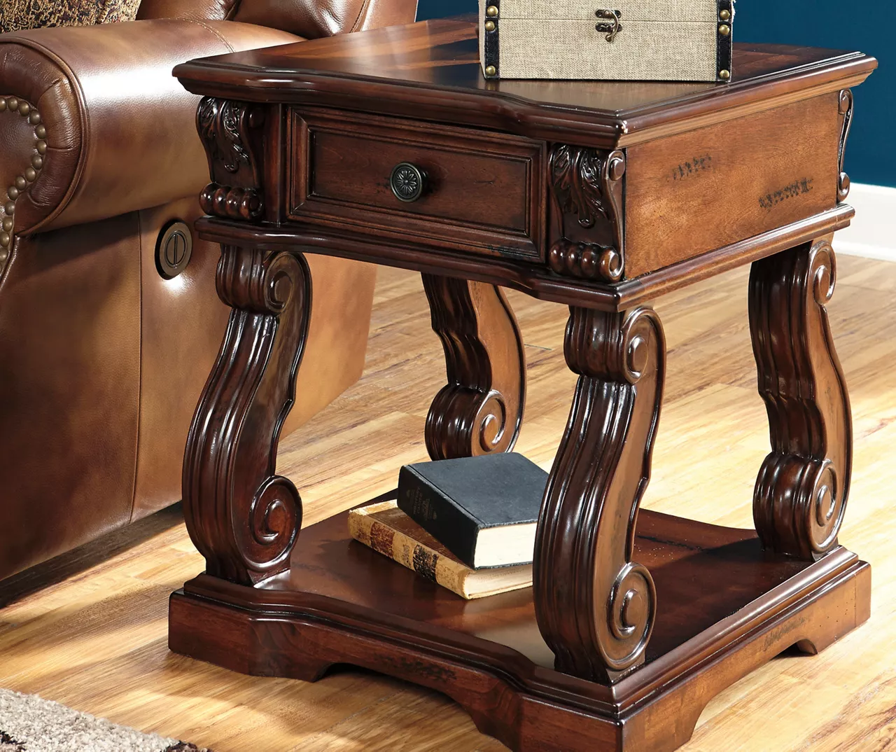 Alymere Rustic Brown End Table Alymere Rustic Brown End Table -Home Furniture Store 810363199 1