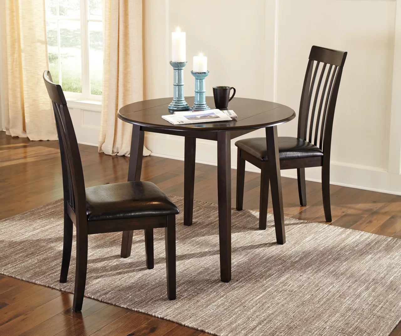 Hammis Dark Brown Round Dining Room Table Hammis Dark Brown Round Dining Room Table -Home Furniture Store 810363200 1