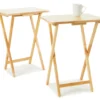 Natural Tray Tables, 2-Pack -Home Furniture Store 810366461