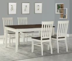 Caylie Farmhouse Dining Table -Home Furniture Store 810385655 810385656 1 1