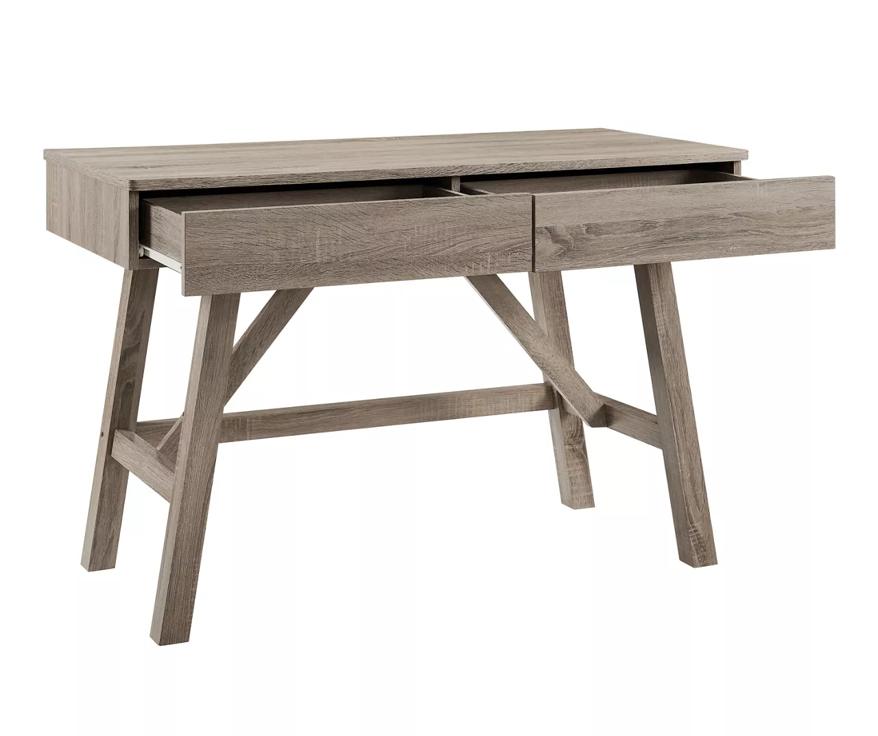 Margo Gray 2-Drawer Wood Desk Margo Gray 2-Drawer Wood Desk -Home Furniture Store 810386284 A8 4