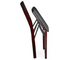 Brown Classic Open Back Folding Chairs, 2-Pack 12 Brown Classic Open Back Folding Chairs, 2-Pack -Home Furniture Store 810389460 3