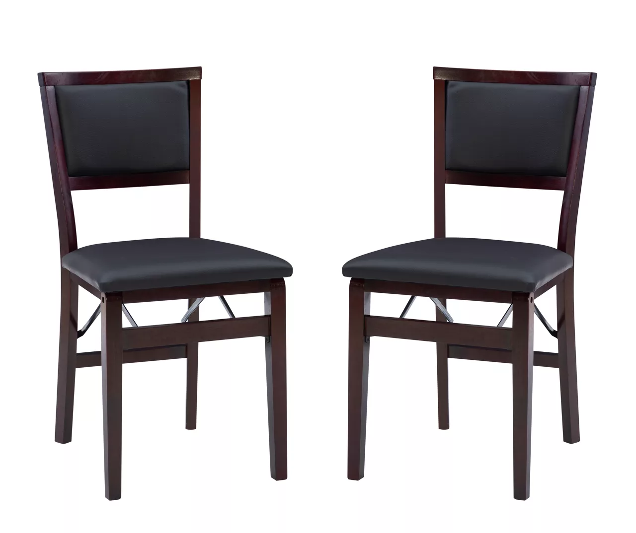 Brown Classic Open Back Folding Chairs, 2-Pack Brown Classic Open Back Folding Chairs, 2-Pack -Home Furniture Store 810389460 A0 1