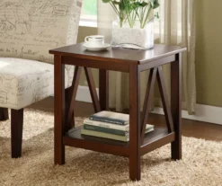 Rockford Antique Tobacco End Table -Home Furniture Store 810389562 4