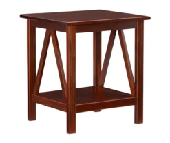 Rockford Antique Tobacco End Table -Home Furniture Store 810389562 A0 1