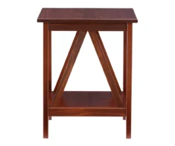 Rockford Antique Tobacco End Table -Home Furniture Store 810389562 A0 3