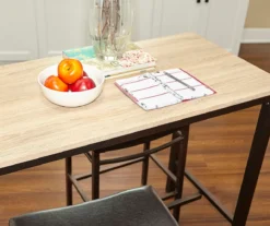 Max Brown & Blonde 3-Piece Pub Table Set -Home Furniture Store 810389575 3