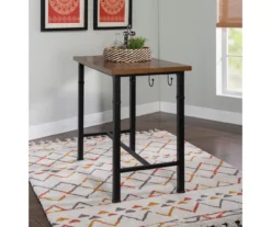 Luke Industrial 3-Piece Pub Table Set With Hooks -Home Furniture Store 810389576 A0 9