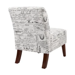 Shelby Script Armless Accent Chair -Home Furniture Store 810389655 3 1