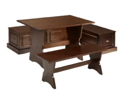 Cannon Walnut Backless Breakfast Nook -Home Furniture Store 810389665 A0 1