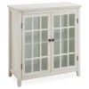 Preston White Vintage 2-Door Cabinet 1 Preston White Vintage 2-Door Cabinet -Home Furniture Store 810389668 1