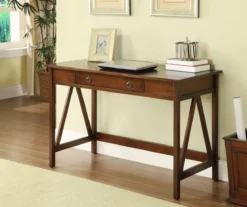 Rockford Antique Tobacco Writing Desk -Home Furniture Store 810389677 4
