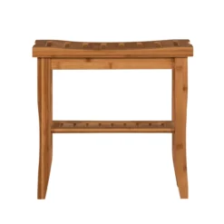 18" Pierce Bamboo Bathroom Stool -Home Furniture Store 810389685 3