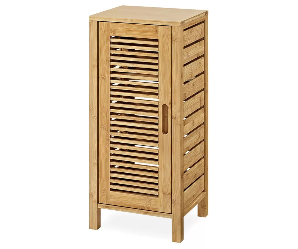 Pierce Bamboo Single Door Floor Cabinet Pierce Bamboo Single Door Floor Cabinet -Home Furniture Store 810389686 1