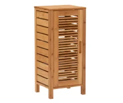 Pierce Bamboo Single Door Floor Cabinet 6 Pierce Bamboo Single Door Floor Cabinet -Home Furniture Store 810389686 A0 1