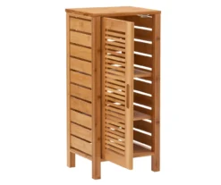 Pierce Bamboo Single Door Floor Cabinet 12 Pierce Bamboo Single Door Floor Cabinet -Home Furniture Store 810389686 A0 3