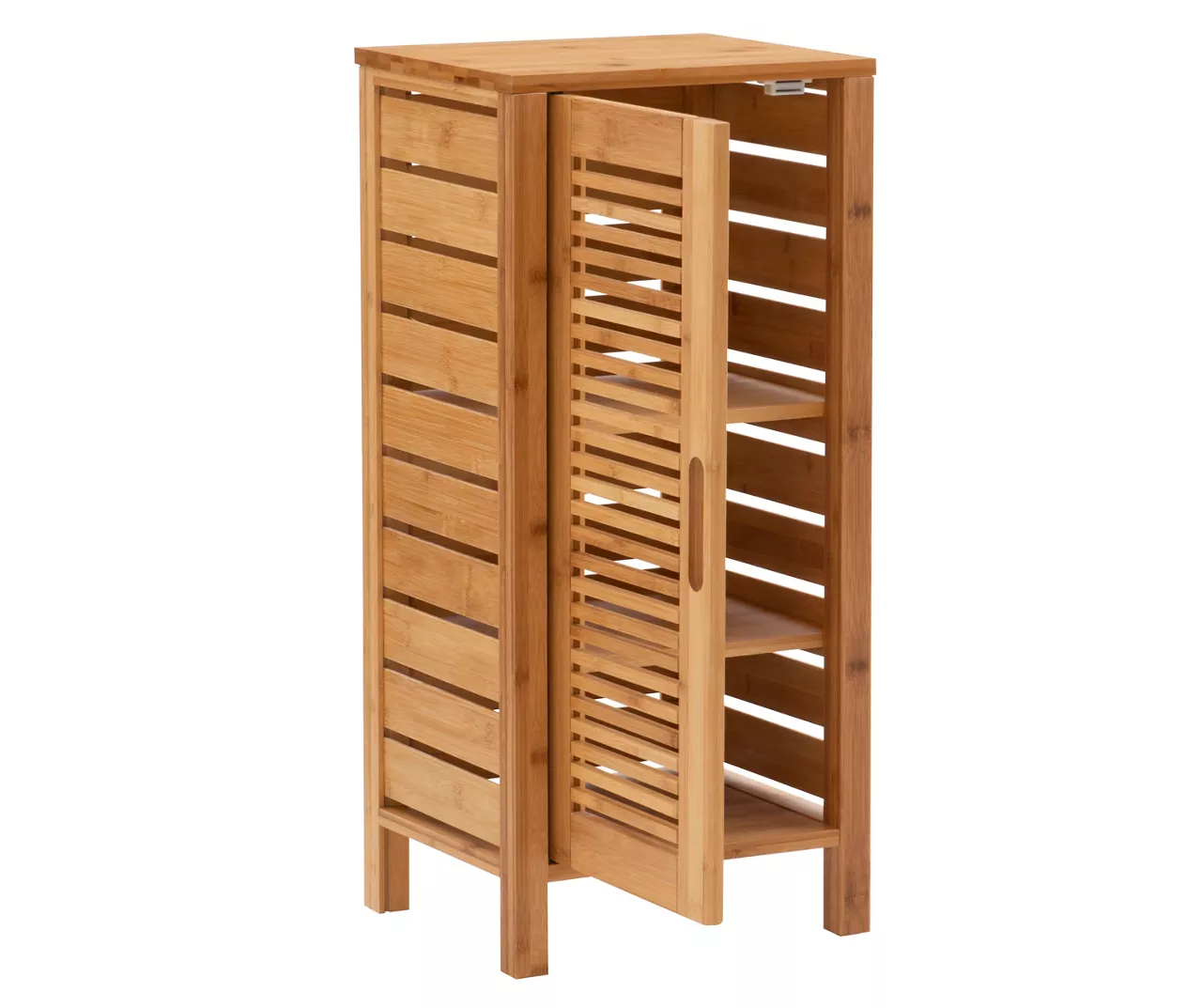 Pierce Bamboo Single Door Floor Cabinet Pierce Bamboo Single Door Floor Cabinet -Home Furniture Store 810389686 A0 3