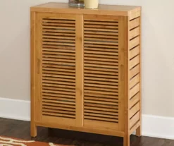 Pierce Bamboo Sliding Door Floor Cabinet 4 Pierce Bamboo Sliding Door Floor Cabinet -Home Furniture Store 810389687 3