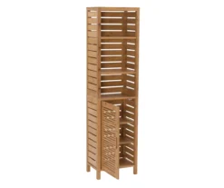Pierce Bamboo 3-Shelf Tall Cabinet -Home Furniture Store 810389688 A0 3