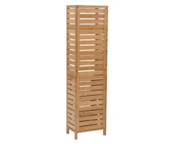 Pierce Bamboo 3-Shelf Tall Cabinet -Home Furniture Store 810389688 A2 1