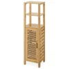 Pierce Bamboo 5-Shelf Mid Cabinet -Home Furniture Store 810389690 1