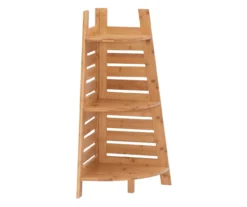Pierce Bamboo 3-Tier Corner Shelf 5 Pierce Bamboo 3-Tier Corner Shelf -Home Furniture Store 810389691 A0 1