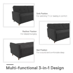 Ameriwood Avianna Coil Futon 17 Ameriwood Avianna Coil Futon -Home Furniture Store 810405133 1