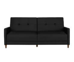 Ameriwood Avianna Faux Leather Coil Futon -Home Furniture Store 810405140 3 1