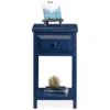 Indigo Blue Cottage Road 1-Drawer End Table 2 Indigo Blue Cottage Road 1-Drawer End Table -Home Furniture Store 810406209 3