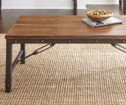 Ashford Wood & Metal Coffee Table -Home Furniture Store 810422850 1