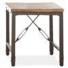 Ashford Wood & Metal End Table -Home Furniture Store 810422851 2