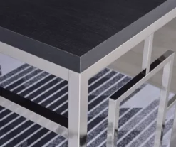 Alize Chrome Geometric Desk -Home Furniture Store 810422879 1