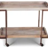 Conway 2-Shelf Rolling Serving Cart 2 Conway 2-Shelf Rolling Serving Cart -Home Furniture Store 810423023 1