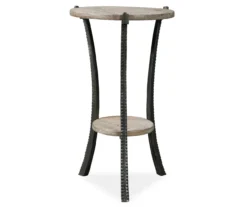 Enderton Whitewash Accent Table