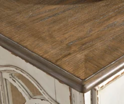 Realyn White & Brown Two-Tone Chairside End Table 8 Realyn White & Brown Two-Tone Chairside End Table -Home Furniture Store 810458285 6