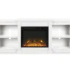 65" Wilton White Electric Fireplace Console -Home Furniture Store 810464999 3
