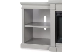 65" Wilton Gray Electric Fireplace Console 4 65" Wilton Gray Electric Fireplace Console -Home Furniture Store 810465000 5