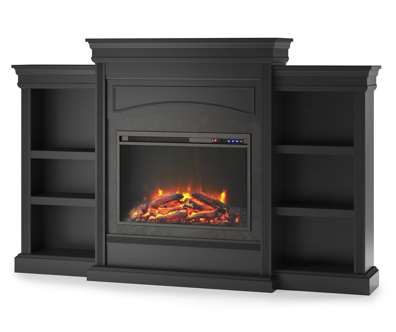 69" Shoreleaf Black Mantel Electric Fireplace 69" Shoreleaf Black Mantel Electric Fireplace -Home Furniture Store 810465004 4