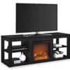 59" Roxbury Black Electric Fireplace Console -Home Furniture Store 810465038 2