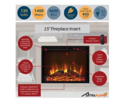 47" Flaxton Espresso Corner Electric Fireplace Console -Home Furniture Store 810465039 6