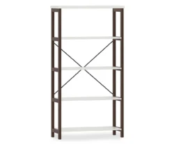 Farmhouse 5-Tier Bookshelf -Home Furniture Store 810465179 3