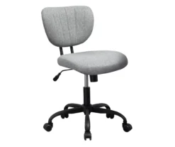 Gray Fabric Office Chair 4 Gray Fabric Office Chair -Home Furniture Store 810465634 2