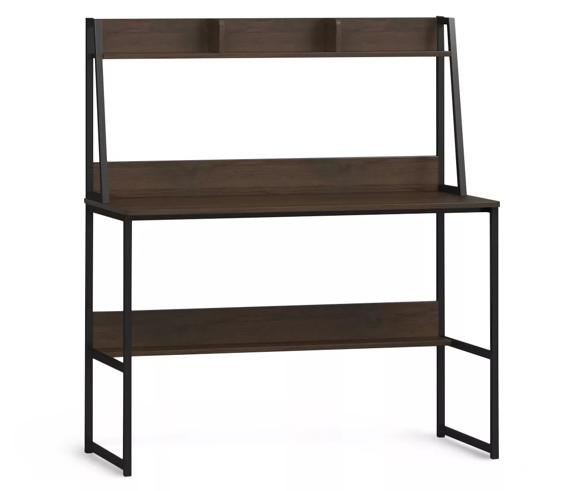 Brown Desk with Hutch Brown Desk With Hutch -Home Furniture Store 810465636 1