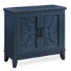 Carly Navy Blue 2-Door Accent Cabinet 2 Carly Navy Blue 2-Door Accent Cabinet -Home Furniture Store 810504705 1