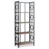 Dark Taupe Square 4-Shelf Open Bookcase -Home Furniture Store 810512901 2