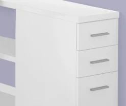 White Reversible L-Shaped Corner Desk 5 White Reversible L-Shaped Corner Desk -Home Furniture Store 810512940 4