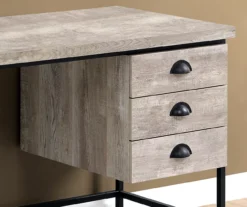 Monarch Reclaimed 3-Drawer Computer Desk -Home Furniture Store 810512956 4